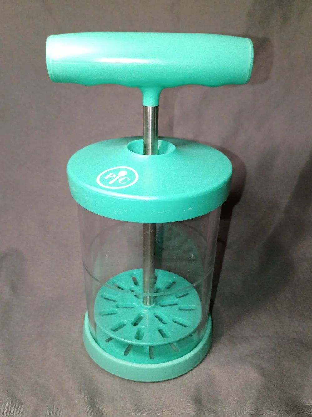 Pampered Chef Whipped Cream Maker - Turquoise